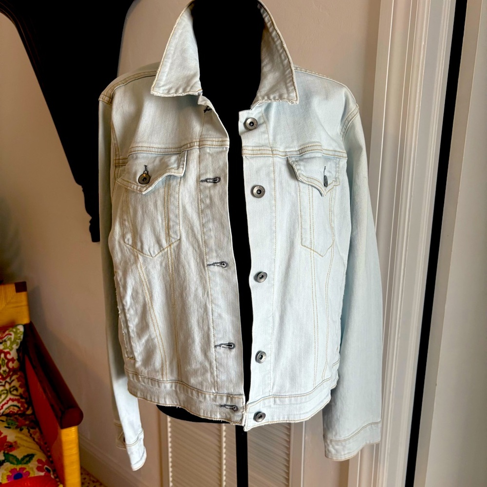 RAG and BONE Light Blue Denim Jean Jackets! Pristine condition! Size Large
